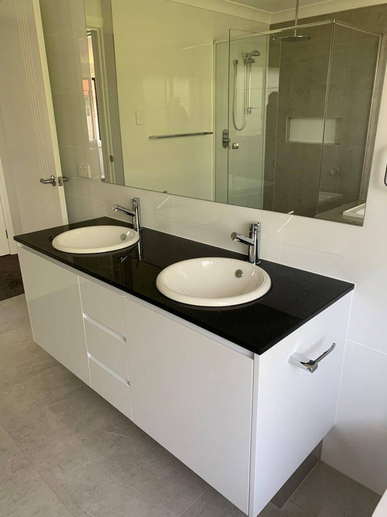 Bathroom stone vanity